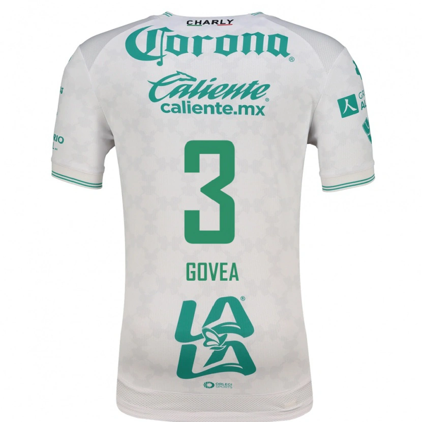 Danxen Homme Maillot Ismael Govea #3 Vert Clair Blanc Tenues Extérieur 2026/27 T-Shirt