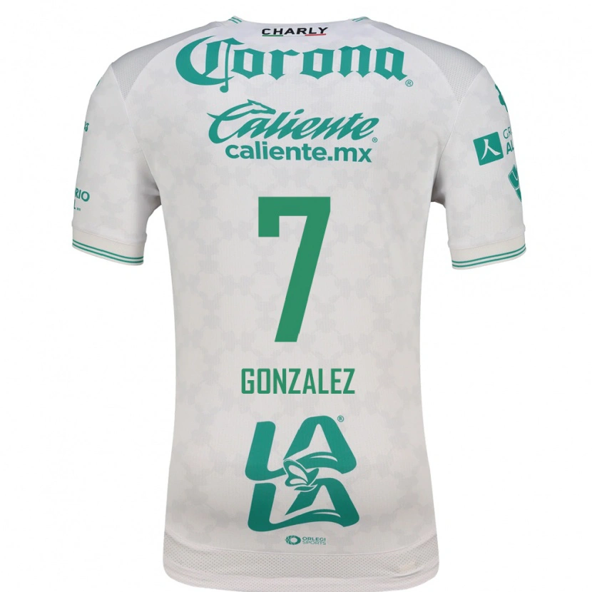 Danxen Homme Maillot Diego González #7 Vert Clair Blanc Tenues Extérieur 2026/27 T-Shirt