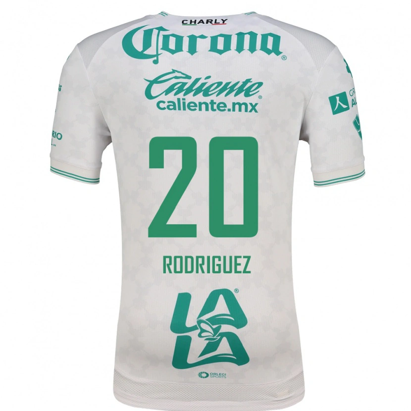 Danxen Homme Maillot Hugo Rodriguez #20 Vert Clair Blanc Tenues Extérieur 2026/27 T-Shirt