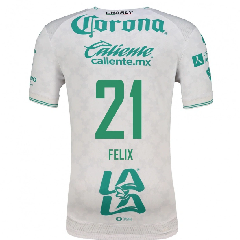 Danxen Homme Maillot Judith Félix #21 Vert Clair Blanc Tenues Extérieur 2026/27 T-Shirt