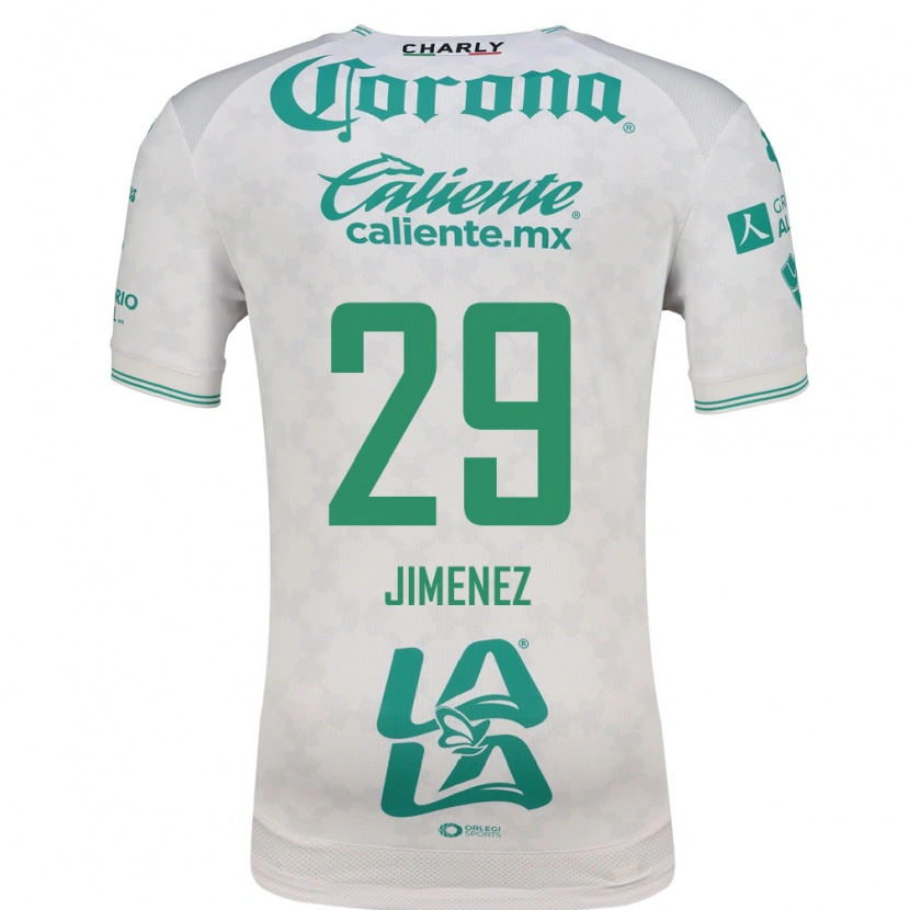Danxen Homme Maillot Tahiel Jiménez #29 Vert Clair Blanc Tenues Extérieur 2026/27 T-Shirt