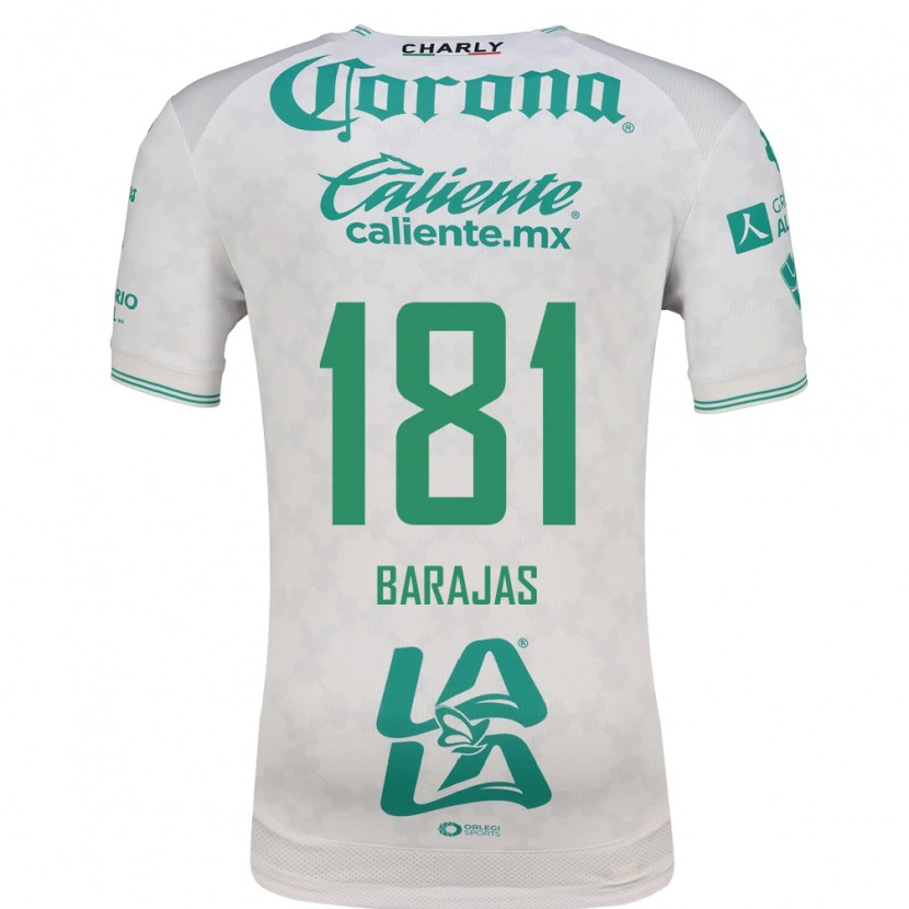 Danxen Homme Maillot Sergio Barajas #181 Vert Clair Blanc Tenues Extérieur 2026/27 T-Shirt