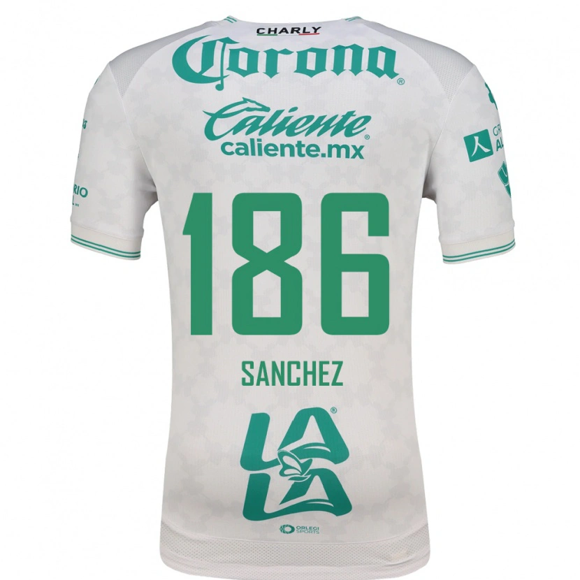 Danxen Homme Maillot David Sánchez #186 Vert Clair Blanc Tenues Extérieur 2026/27 T-Shirt