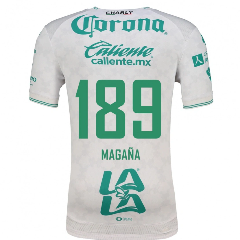 Danxen Homme Maillot Emilio Magaña #189 Vert Clair Blanc Tenues Extérieur 2026/27 T-Shirt