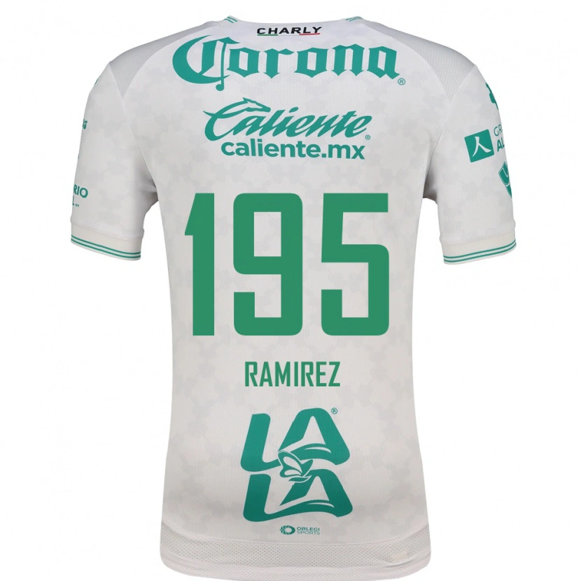 Danxen Homme Maillot Jesús Ramírez #195 Vert Clair Blanc Tenues Extérieur 2026/27 T-Shirt