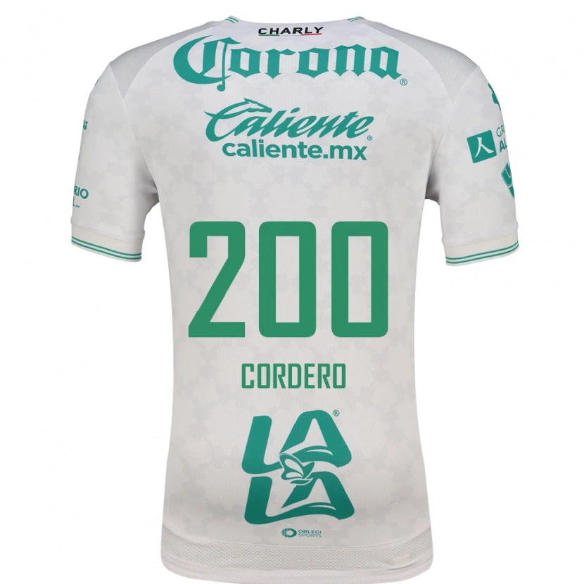 Danxen Homme Maillot Mario Cordero #200 Vert Clair Blanc Tenues Extérieur 2026/27 T-Shirt