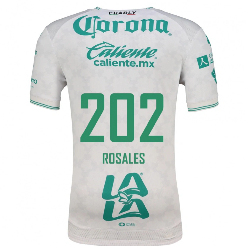 Danxen Homme Maillot Luis Rosales #202 Vert Clair Blanc Tenues Extérieur 2026/27 T-Shirt