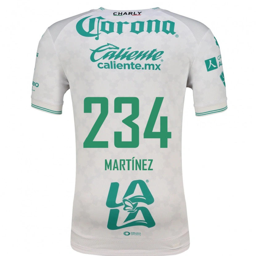 Danxen Homme Maillot Cristian Martínez #234 Vert Clair Blanc Tenues Extérieur 2026/27 T-Shirt