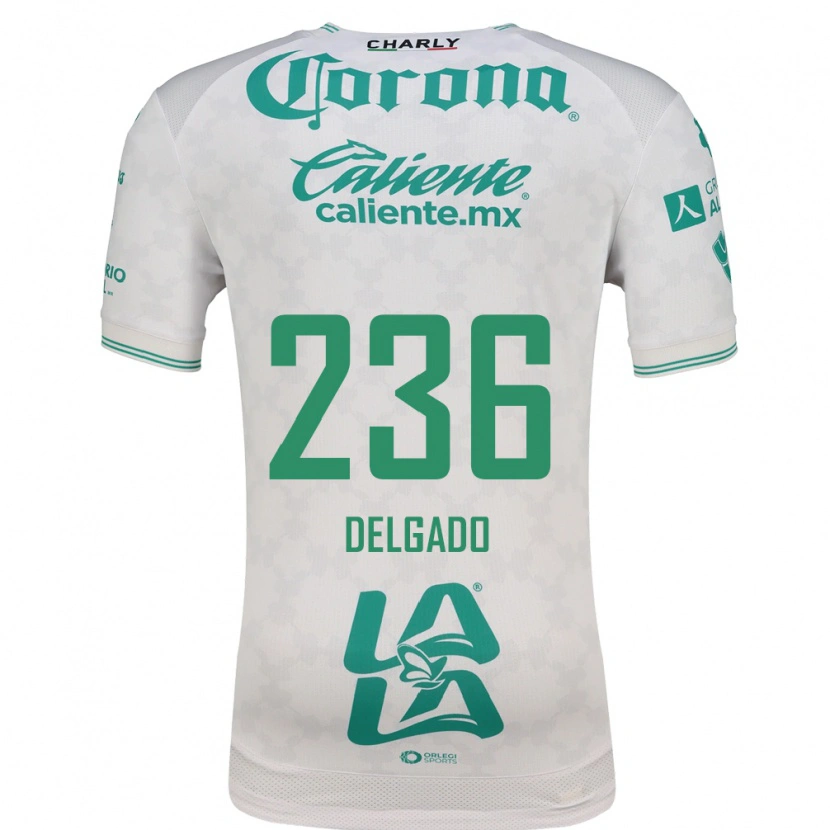Danxen Homme Maillot Ansel Delgado #236 Vert Clair Blanc Tenues Extérieur 2026/27 T-Shirt