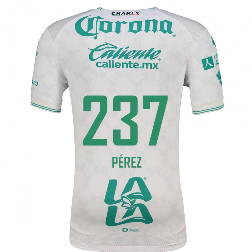 Danxen Homme Maillot Jairo Pérez #237 Vert Clair Blanc Tenues Extérieur 2026/27 T-Shirt