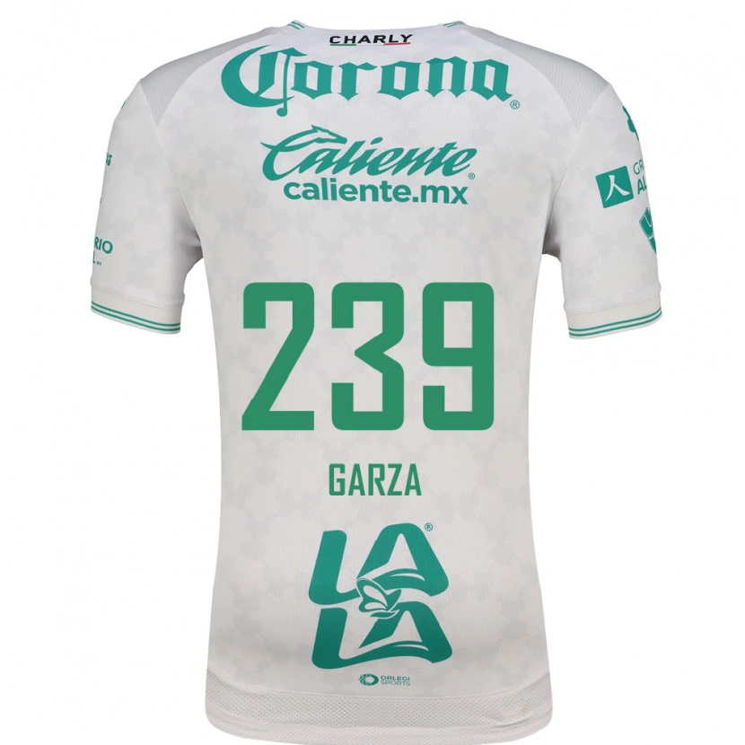 Danxen Homme Maillot Esteban Garza #239 Vert Clair Blanc Tenues Extérieur 2026/27 T-Shirt