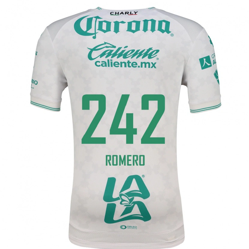 Danxen Homme Maillot Ángel Romero #242 Vert Clair Blanc Tenues Extérieur 2026/27 T-Shirt