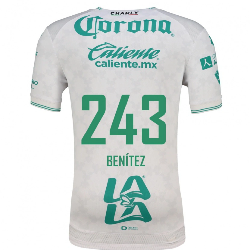 Danxen Homme Maillot Gianluca Benítez #243 Vert Clair Blanc Tenues Extérieur 2026/27 T-Shirt
