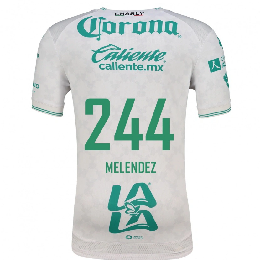 Danxen Homme Maillot Carlos Meléndez #244 Vert Clair Blanc Tenues Extérieur 2026/27 T-Shirt
