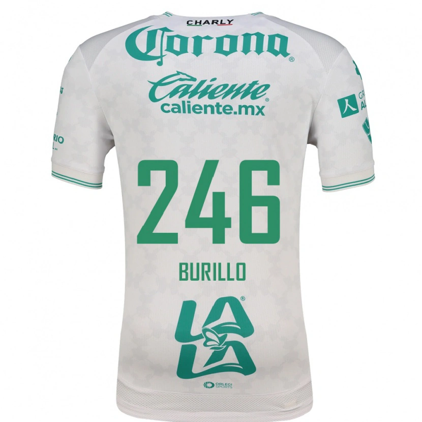 Danxen Homme Maillot Juan Burillo #246 Vert Clair Blanc Tenues Extérieur 2026/27 T-Shirt