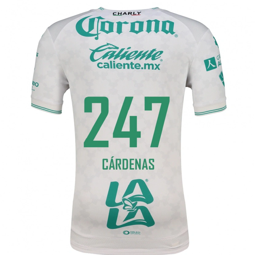 Danxen Homme Maillot José Cárdenas #247 Vert Clair Blanc Tenues Extérieur 2026/27 T-Shirt