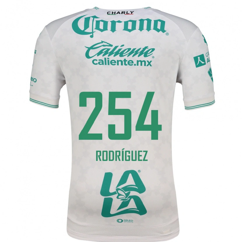 Danxen Homme Maillot Héctor Rodríguez #254 Vert Clair Blanc Tenues Extérieur 2026/27 T-Shirt