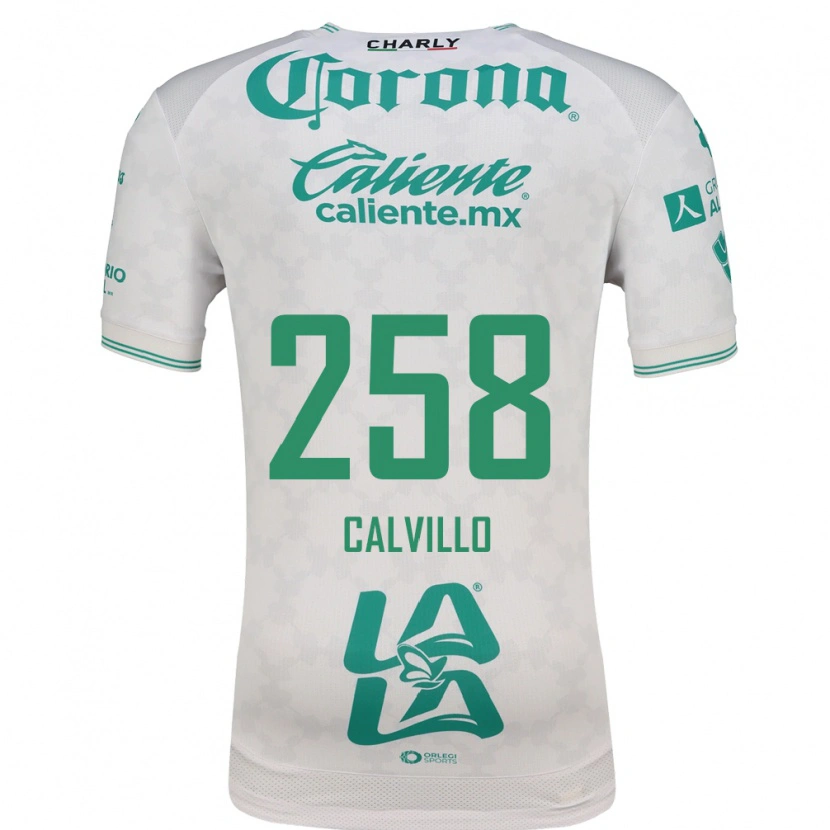 Danxen Homme Maillot Carlos Calvillo #258 Vert Clair Blanc Tenues Extérieur 2026/27 T-Shirt