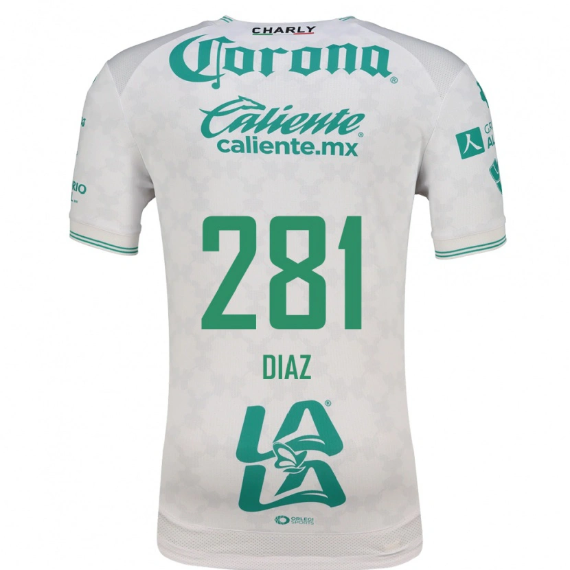 Danxen Homme Maillot Didier Díaz #281 Vert Clair Blanc Tenues Extérieur 2026/27 T-Shirt