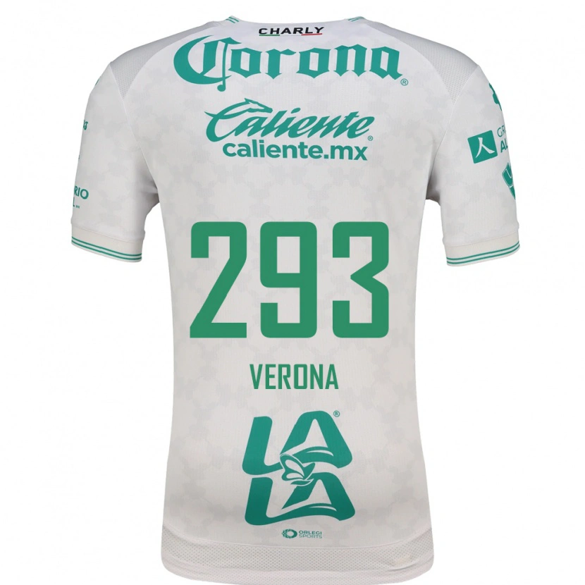 Danxen Homme Maillot Jesús Verona #293 Vert Clair Blanc Tenues Extérieur 2026/27 T-Shirt