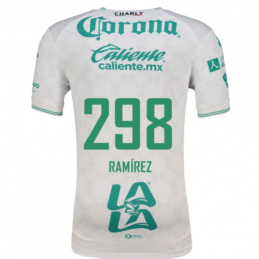Danxen Homme Maillot Ángel Ramírez #298 Vert Clair Blanc Tenues Extérieur 2026/27 T-Shirt