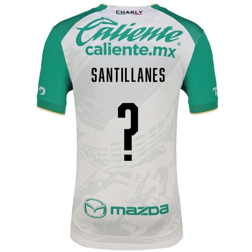 Danxen Homme Maillot Antonio Santillanes #0 Vert Clair Blanc Tenues Extérieur 2026/27 T-Shirt