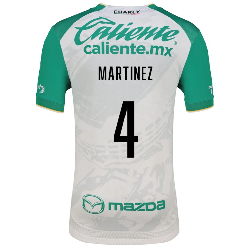 Danxen Homme Maillot Mitzi Martínez #4 Vert Clair Blanc Tenues Extérieur 2026/27 T-Shirt