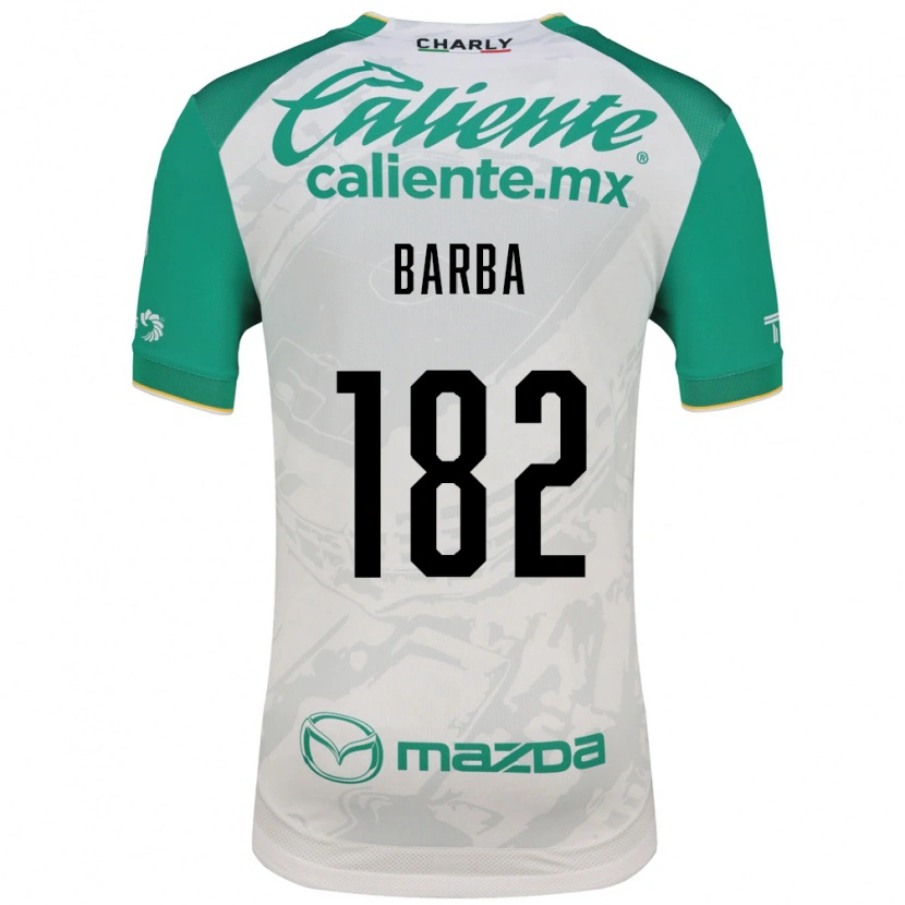 Danxen Homme Maillot Austin Barba #182 Vert Clair Blanc Tenues Extérieur 2026/27 T-Shirt