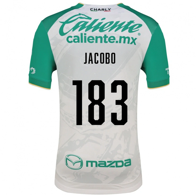 Danxen Homme Maillot Sebastián Jacobo #183 Vert Clair Blanc Tenues Extérieur 2026/27 T-Shirt