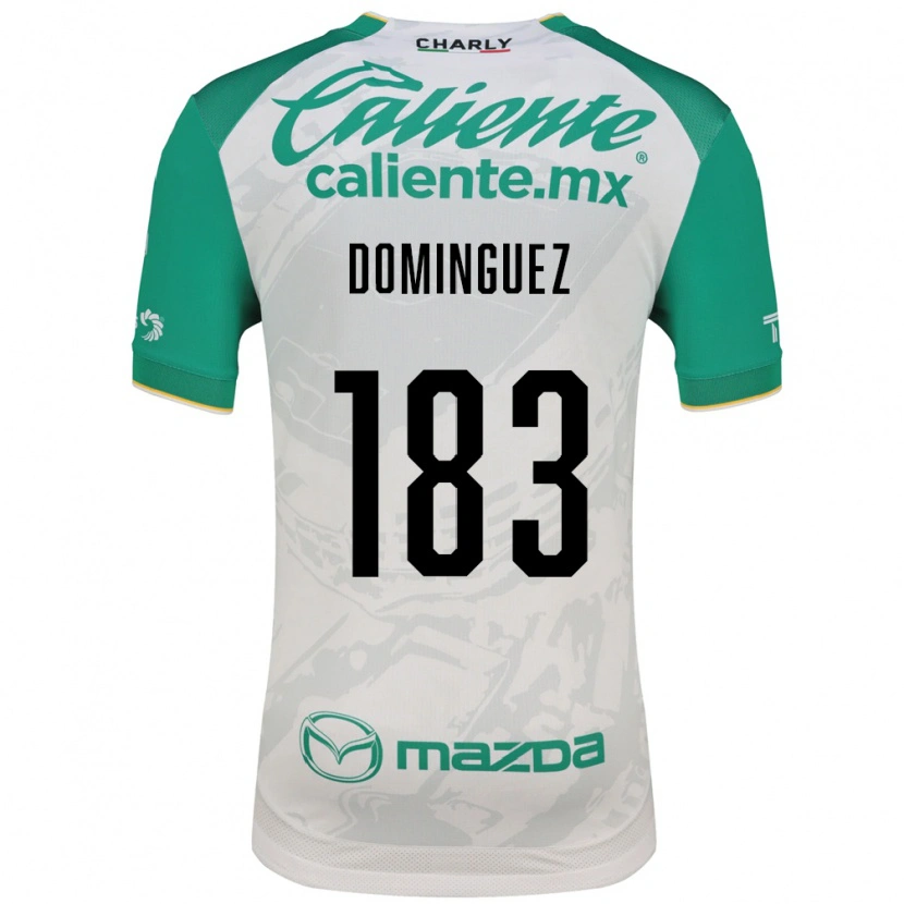 Danxen Homme Maillot Jesús Domínguez #183 Vert Clair Blanc Tenues Extérieur 2026/27 T-Shirt