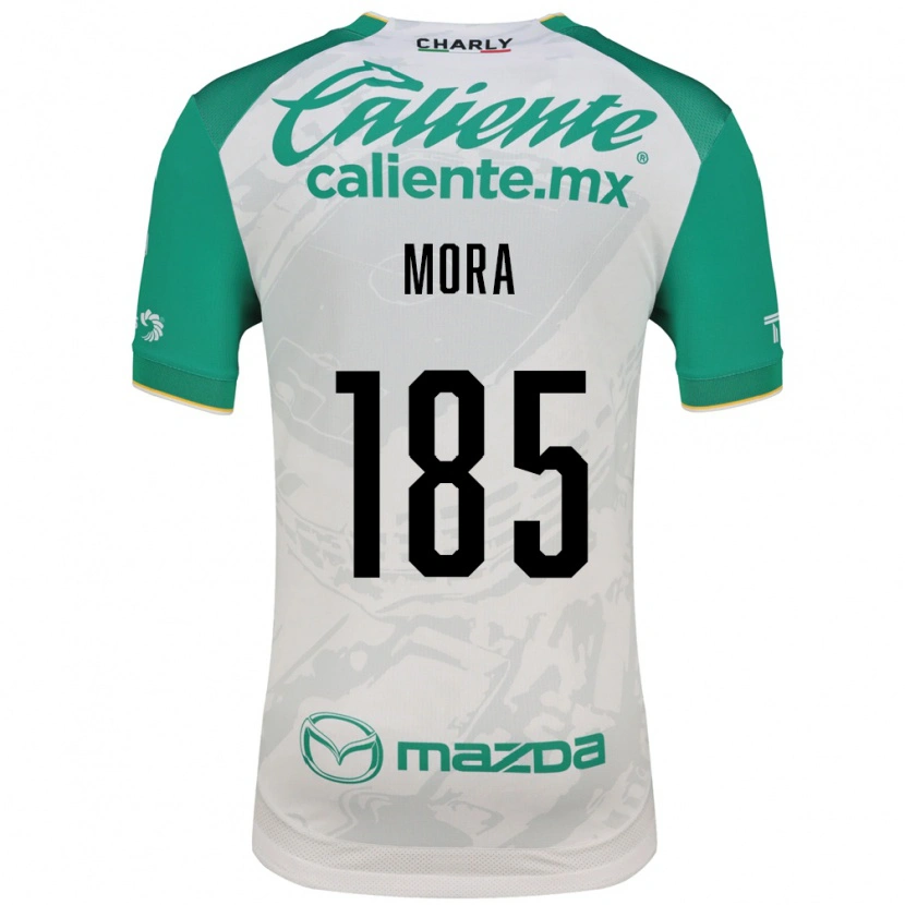 Danxen Homme Maillot Christopher Mora #185 Vert Clair Blanc Tenues Extérieur 2026/27 T-Shirt