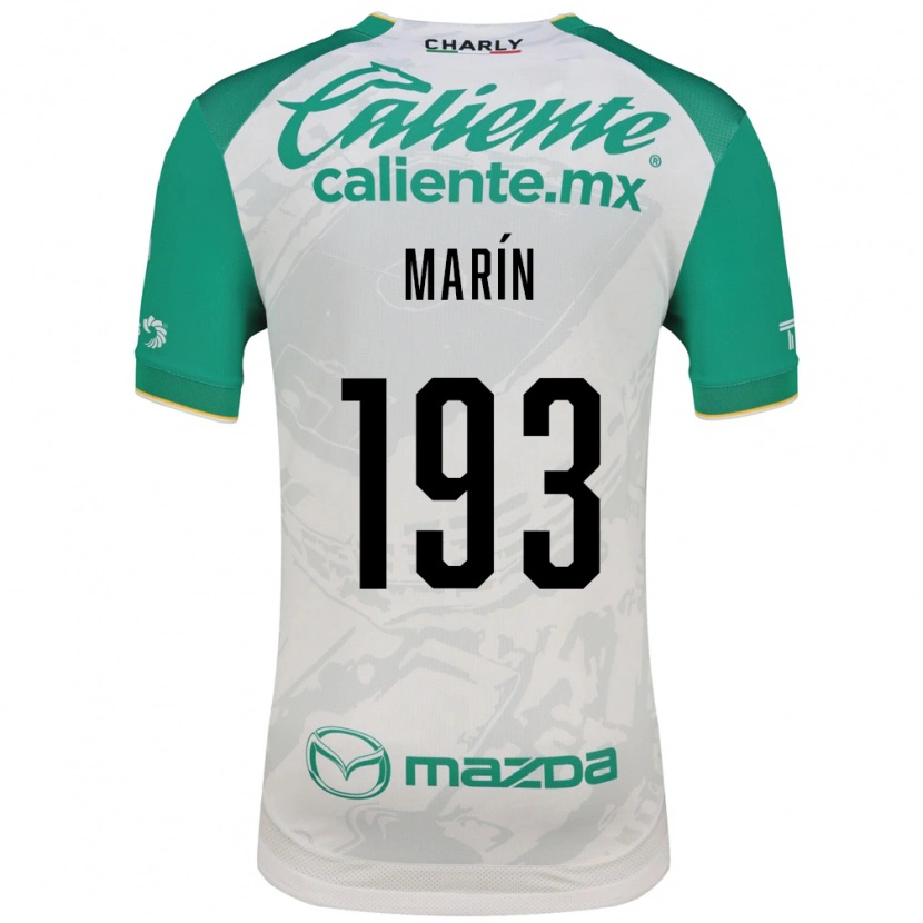 Danxen Homme Maillot Duilio Marín #193 Vert Clair Blanc Tenues Extérieur 2026/27 T-Shirt