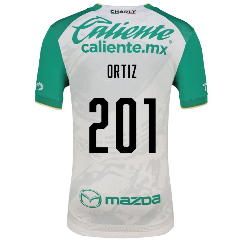 Danxen Homme Maillot Youssef Ortiz #201 Vert Clair Blanc Tenues Extérieur 2026/27 T-Shirt