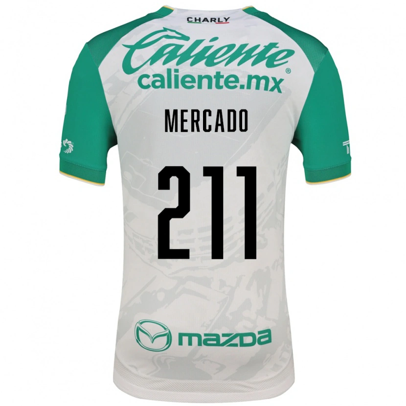 Danxen Homme Maillot Diego Mercado #211 Vert Clair Blanc Tenues Extérieur 2026/27 T-Shirt