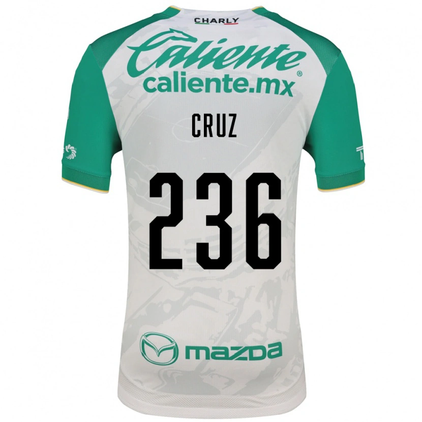 Danxen Homme Maillot Héctor Cruz #236 Vert Clair Blanc Tenues Extérieur 2026/27 T-Shirt