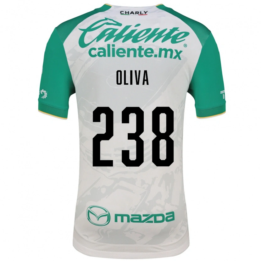 Danxen Homme Maillot Emiliano Oliva #238 Vert Clair Blanc Tenues Extérieur 2026/27 T-Shirt