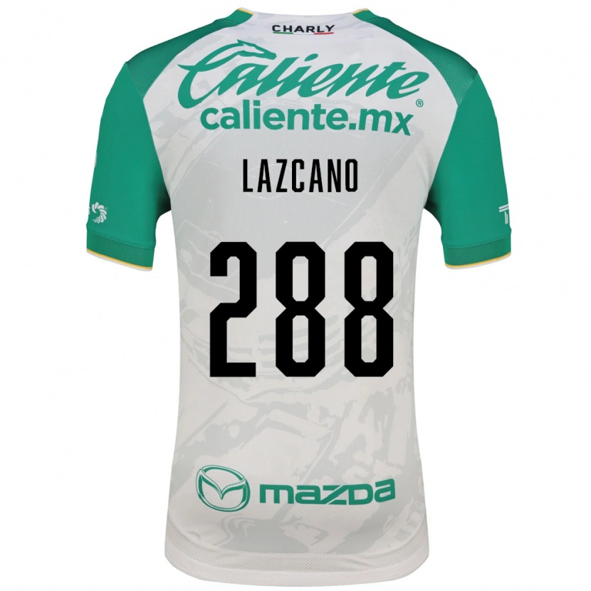 Danxen Homme Maillot Evan Lazcano #288 Vert Clair Blanc Tenues Extérieur 2026/27 T-Shirt