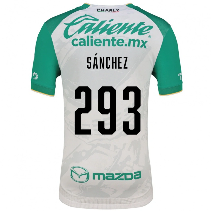 Danxen Homme Maillot Christian Sánchez #293 Vert Clair Blanc Tenues Extérieur 2026/27 T-Shirt