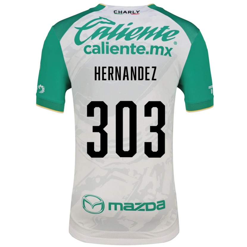 Danxen Homme Maillot Alan Hernández #303 Vert Clair Blanc Tenues Extérieur 2026/27 T-Shirt