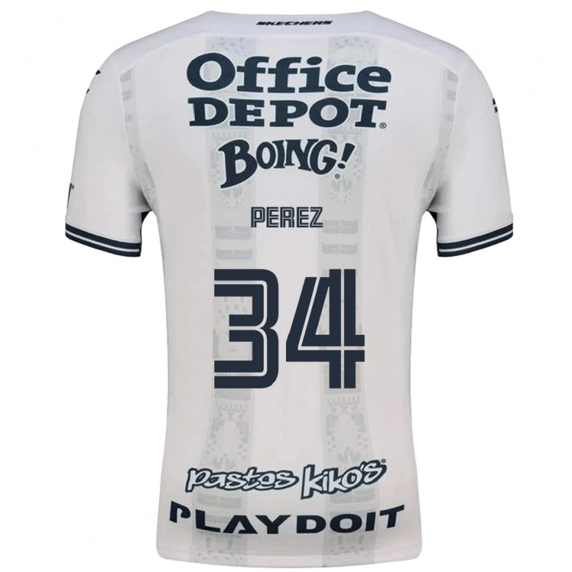 Danxen Homme Maillot Julio Pérez #34 Rouge Blanc Noir Tenues Extérieur 2026/27 T-Shirt