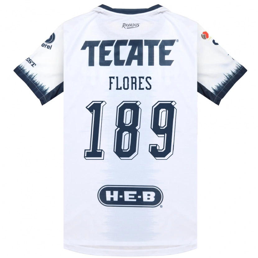 Danxen Homme Maillot Yael Flores #189 Blanc Bleu Encre Rouge Tenues Extérieur 2026/27 T-Shirt