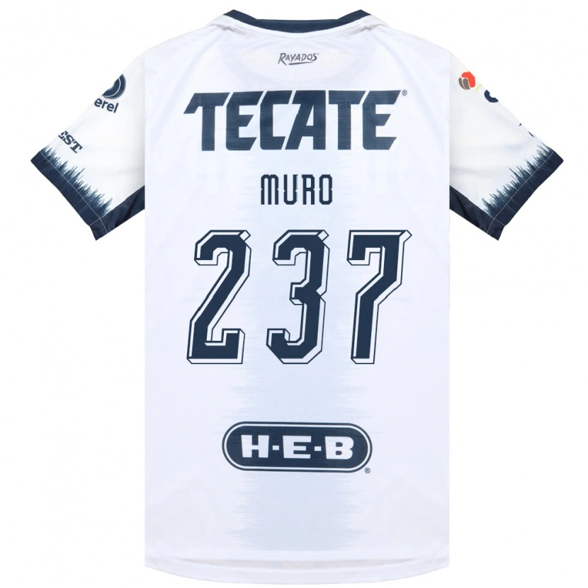 Danxen Homme Maillot José Muro #237 Blanc Bleu Encre Rouge Tenues Extérieur 2026/27 T-Shirt