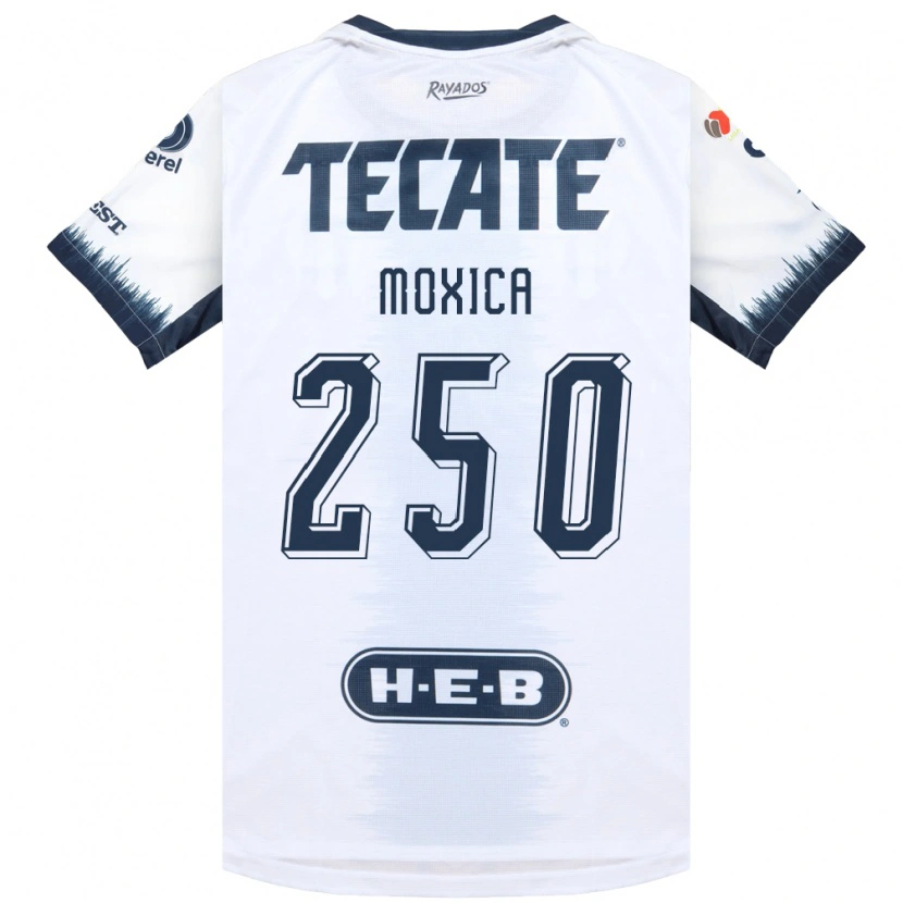 Danxen Homme Maillot Joaquín Moxica #250 Blanc Bleu Encre Rouge Tenues Extérieur 2026/27 T-Shirt