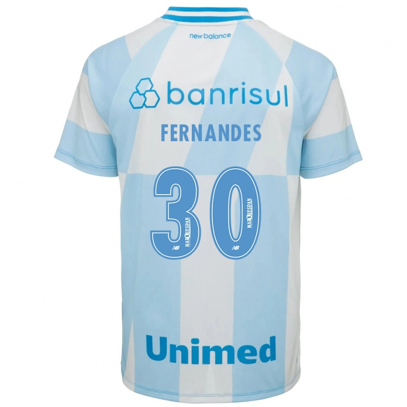 Danxen Homme Maillot Raquel Fernandes #30 Bleu Clair Blanc Tenues Extérieur 2026/27 T-Shirt