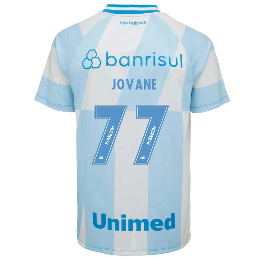 Danxen Homme Maillot Jovane Cabral #77 Bleu Clair Blanc Tenues Extérieur 2026/27 T-Shirt