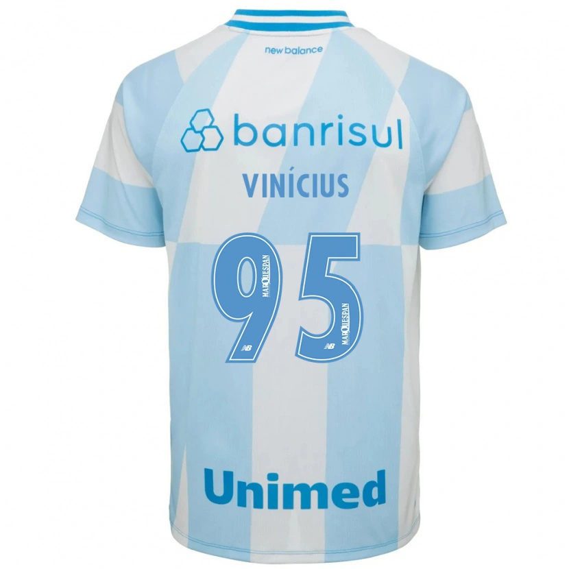 Danxen Homme Maillot Carlos Vinícius #95 Bleu Clair Blanc Tenues Extérieur 2026/27 T-Shirt
