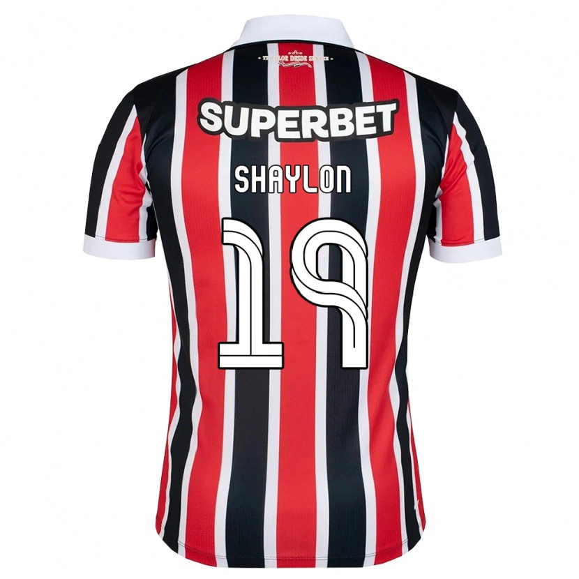 Danxen Homme Maillot Shaylon #19 Rouge Blanc Noir Tenues Extérieur 2026/27 T-Shirt