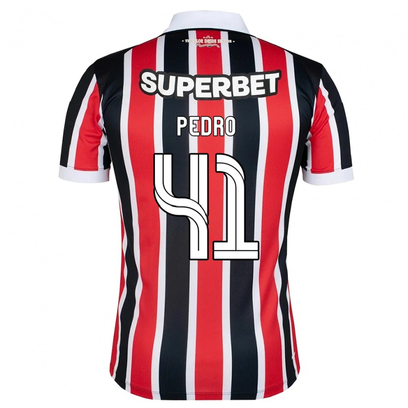 Danxen Homme Maillot João Pedro #41 Rouge Blanc Noir Tenues Extérieur 2026/27 T-Shirt