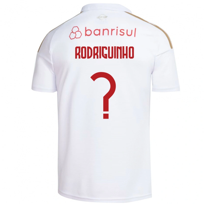 Danxen Homme Maillot Rodriguinho #0 Blanc Rouge Tenues Extérieur 2026/27 T-Shirt