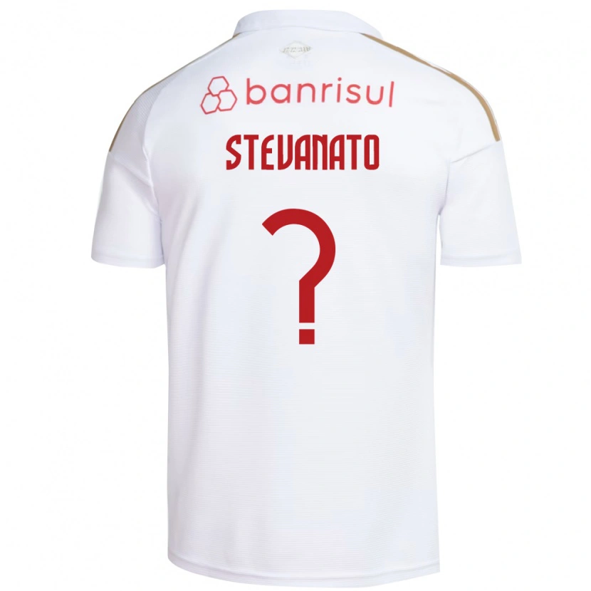 Danxen Homme Maillot Eduardo Stevanato #0 Blanc Rouge Tenues Extérieur 2026/27 T-Shirt